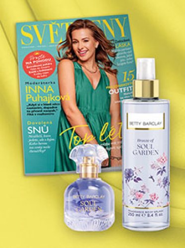obrázek magazínu ROČNÍ PŘEDPLATNÉ SVĚT ŽENY + SADA BETTY BARCLAY + DIGI ZDARMA